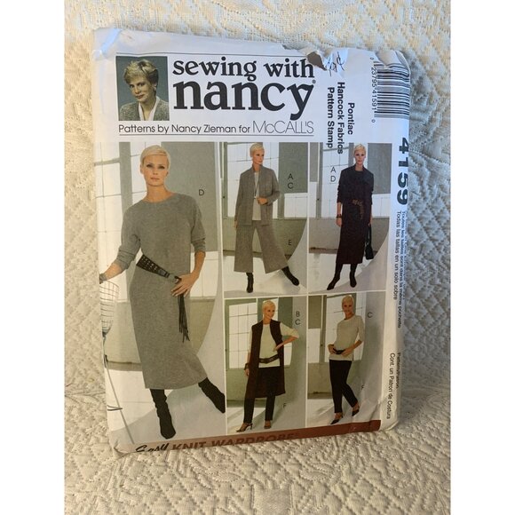 Sewing with Nancy Misses Dress Sewing Pattern sz 8-22 4159 - uncut - Picture 9 of 12